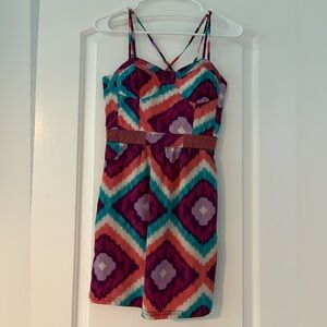 American Eagle Outfitters Blue Purple Pink Sundress